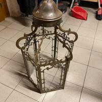 Lampadario ottone