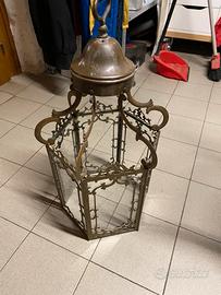 Lampadario ottone