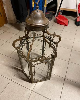 Lampadario ottone