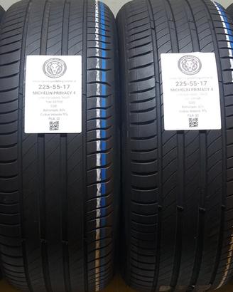 4 GOMME 225 55 17 MICHELIN A76405