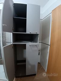 mobile lavatrice nuovo grigio