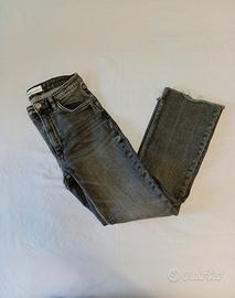 Jeans Zara Cropped Flare grigi - IT 38