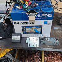 Autoradio Alpine doppio tin Ine-W987D