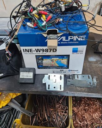 Autoradio Alpine doppio tin Ine-W987D
