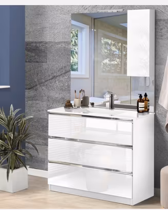 Specchiera bagno e pensile Mondo Convenienza