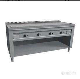 Fry top piastra in acciaio per pub