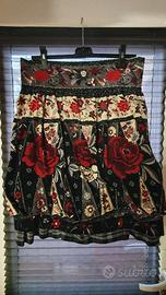 Gonna artigianale in velluto