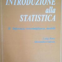 Libro Universitario introduzione alla statistica