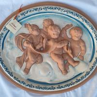 QUADRO-CAPEZZALE ARTIGIANALE IN TERRACOTTA