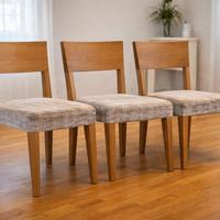 8 sedie pregiate in legno (Gervasoni)