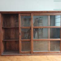 Mobile balinese in legno libreria o credenza