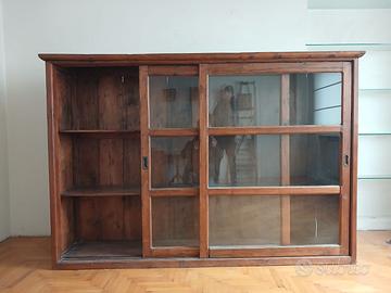 Mobile balinese in legno libreria o credenza