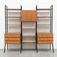 Libreria Modulare Vintage in Formica, Anni '60