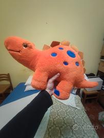 Peluche pupazzi.. Dinosauro e pesciolino 