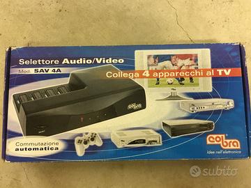 Selettore audio video cobra sav 4 a