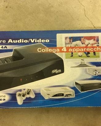 Selettore audio video cobra sav 4 a