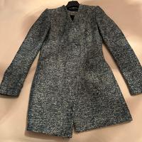 Trench primaverile Zara blu melange xs taglia