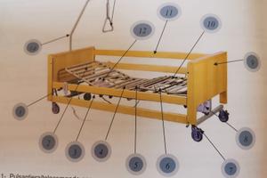 Letto elettrico da degenza