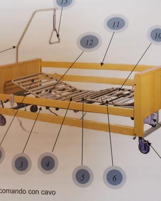 Letto elettrico da degenza