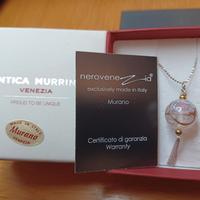 3 stupendi ciondoli in vetro di Murano 