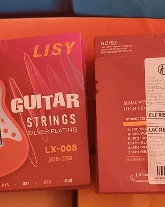 9 Mute di corde per chitarra elettrica 008-038