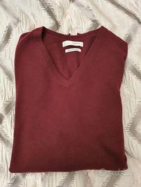 Maglione uomo bordeaux