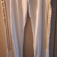 Pantaloni  Adidas Bianco Oro