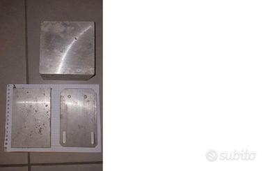 piastra in alluminio - bloccho pieno CNC fresatura