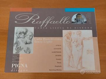 Album da disegno Raffaello 10 fogli carta liscia