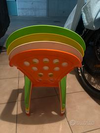 Sedie bimbo da guardino