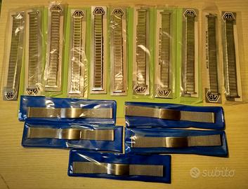 16 cinturini orologio vintage uomo 