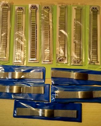 16 cinturini orologio vintage uomo 