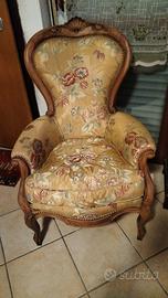 poltrona stile liberty 