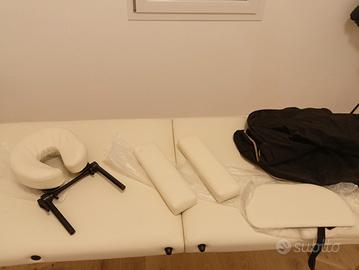 set massaggio con Lettino da massaggio in legno 