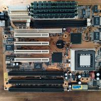scheda madre PCChip M572 + pentium 2 mmx 233 +24mb