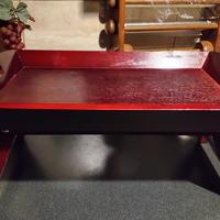 VASSOIO/TAVOLINO VINTAGE PIEGHEVOLE IN LEGNO 