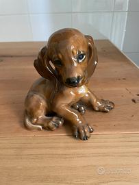 Statuetta cucciolo di bassotto Rosenthal