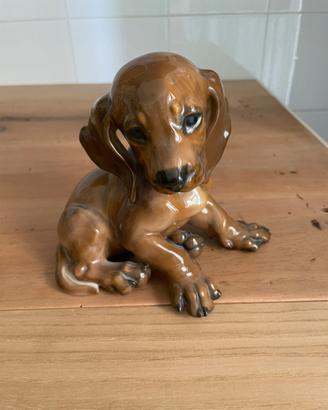 Statuetta cucciolo di bassotto Rosenthal