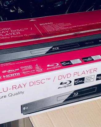 G BD550 lettore Blu-ray DVD Full HD 1080p con tele