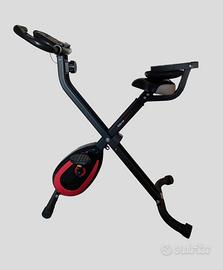 Cyclette Ultrasport ripiegabile con schienale