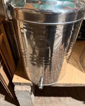 Fusto acciaio inox 50 litri