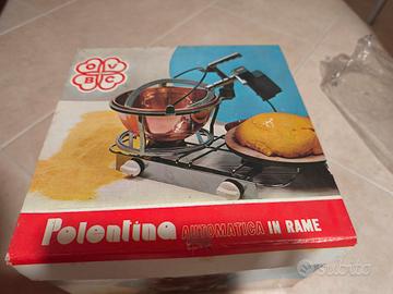 pentola in rame per la polenta