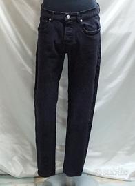 Zara Uomo Pantaloni Jeans slim neri fit TG. EUR 42