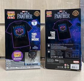 Funko Pop Black Panther con T-Shirt