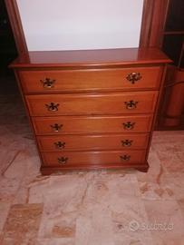 Scarpiera in legno vintage