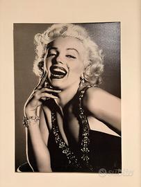 Quadro Marilyn Monroe bianco e nero