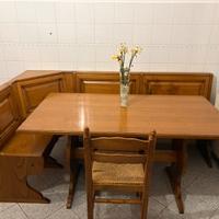 Set pranzo completo in legno massello