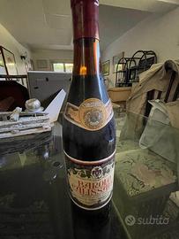 bottiglia vino barolo da collezione anno 1970