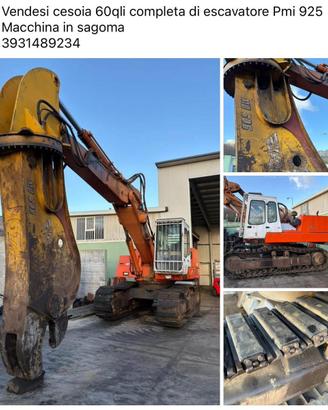 Escavatore PMI con cesoia