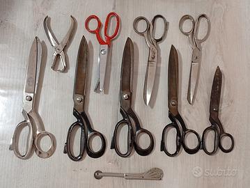set forbici da sarto antiche anni '30 / '70